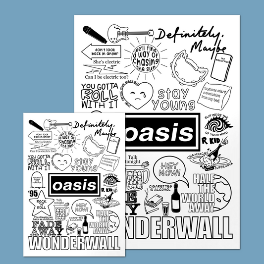 Oasis Doodle Print