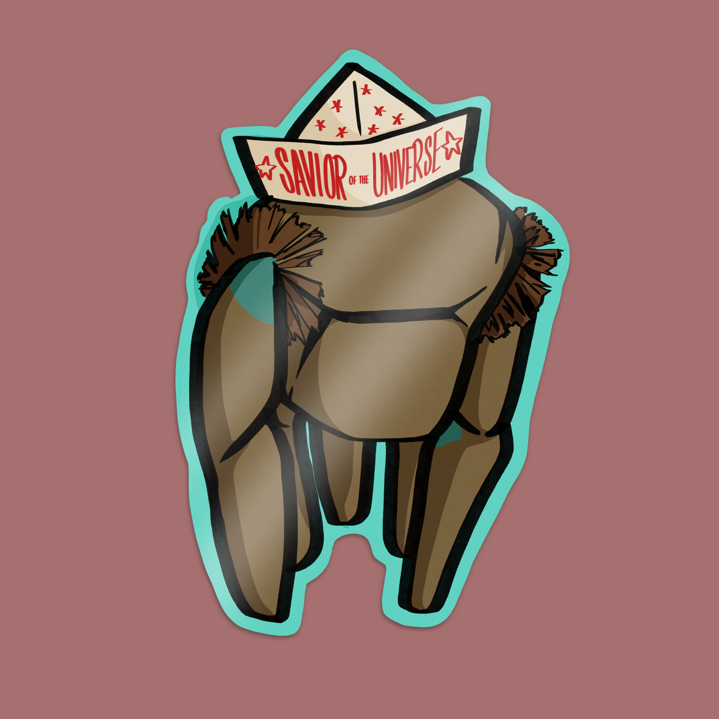 Saviour Of The Universe Sticker