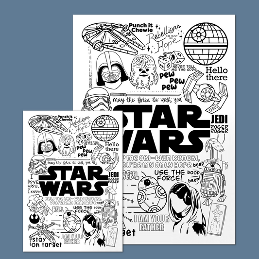 Star Wars Doodle Print