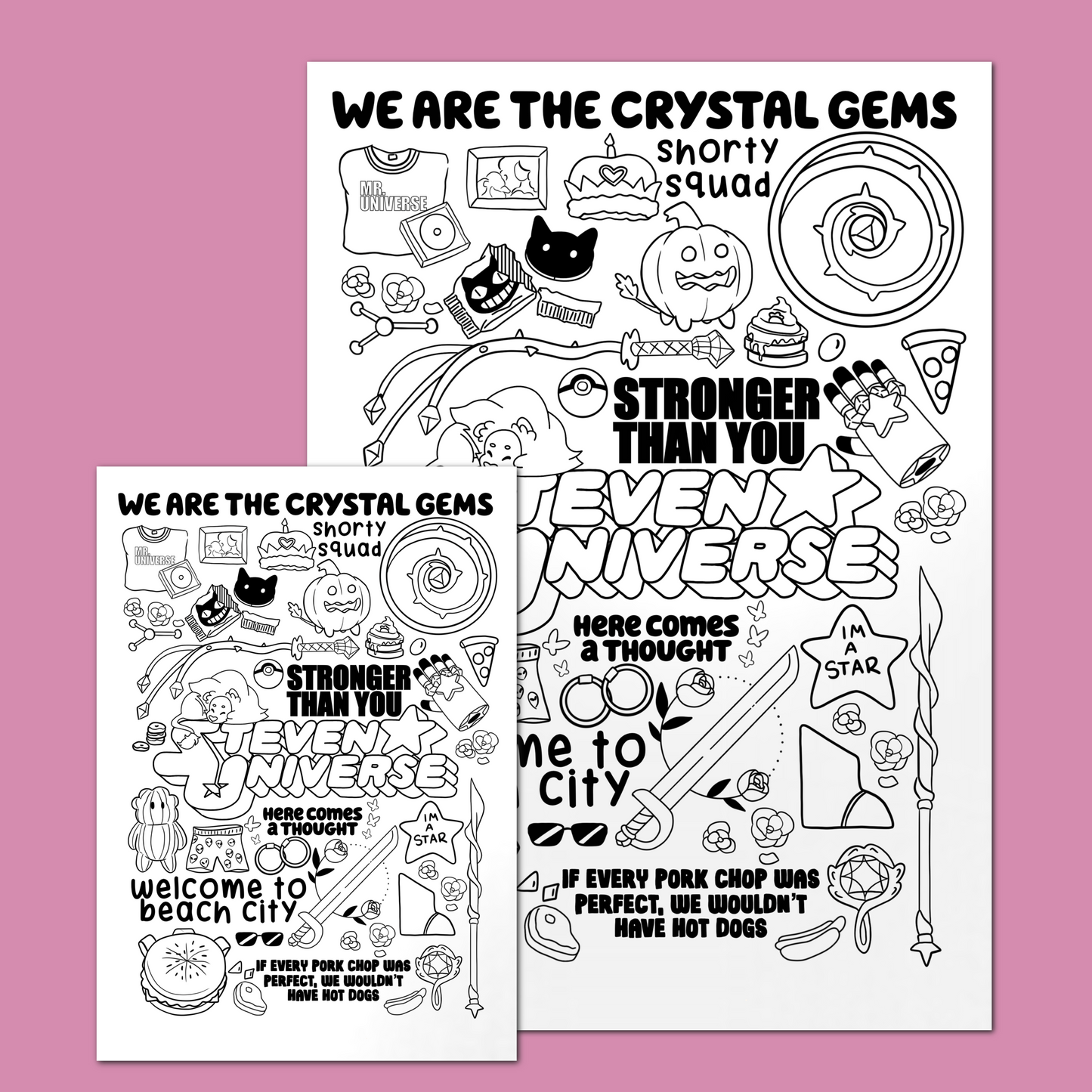 Steven Universe Doodle Print