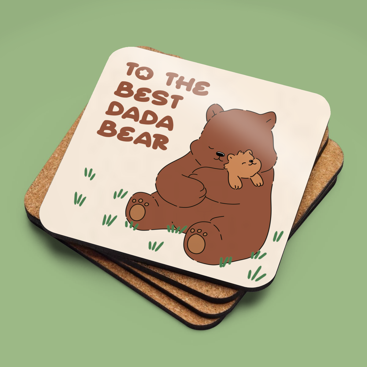 Dada Bear Coaster