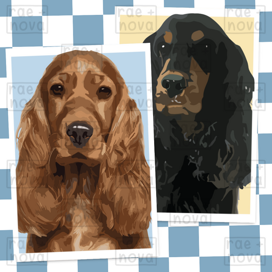 Cocker Spaniel Portrait Art Print