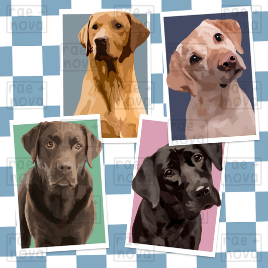 Labrador Portrait Art Print