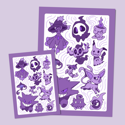 Pokémon Type Art Prints