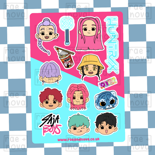 K-Pop Sticker Sheet