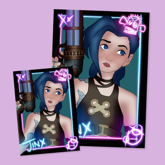 Jinx Arcane Art Print