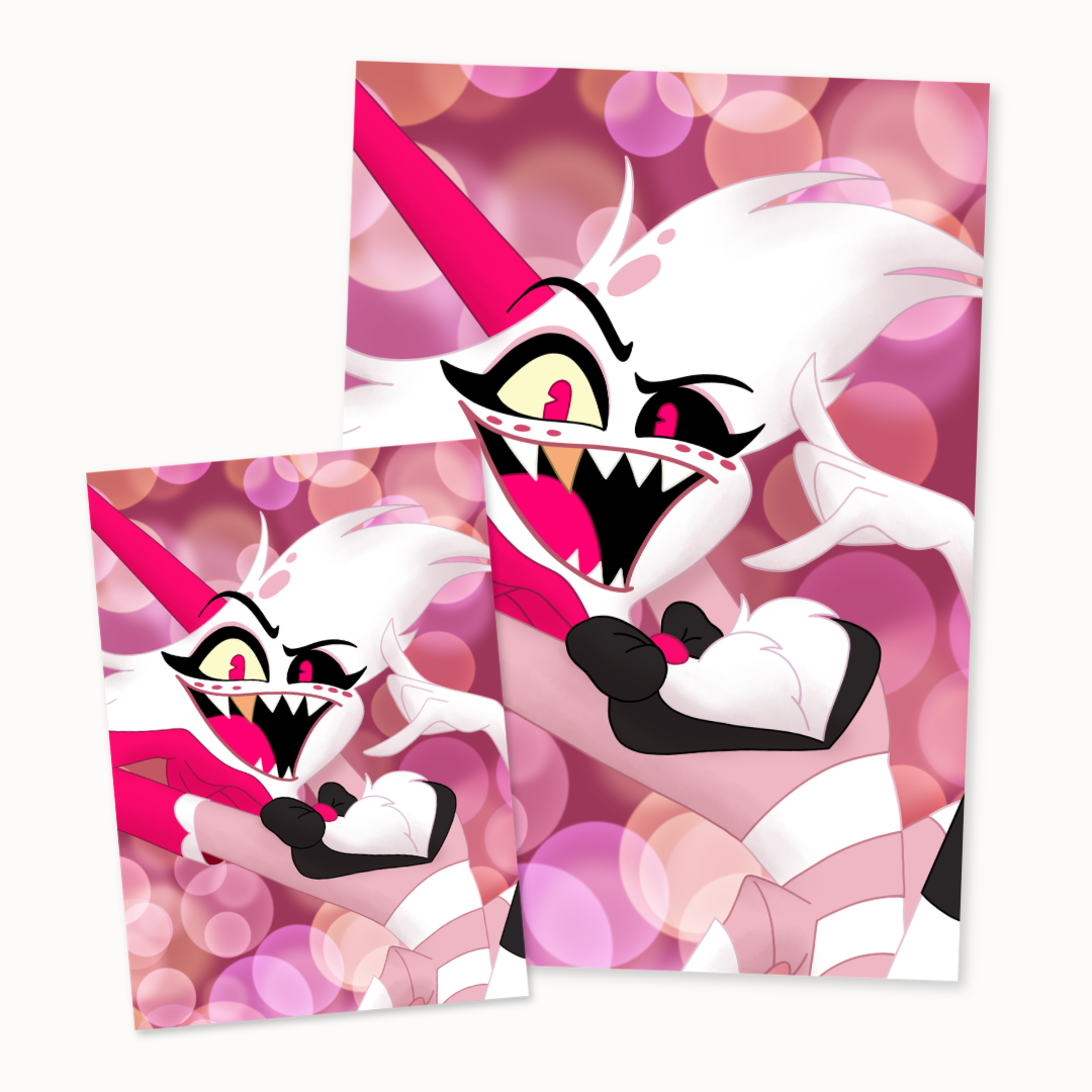 Angeldust Hazbin Art Print