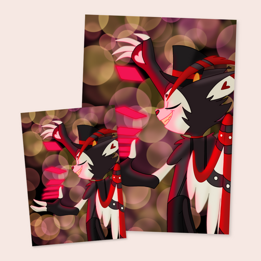 Husk Hazbin Art Print
