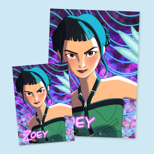 Zoey Huntrix Art Print