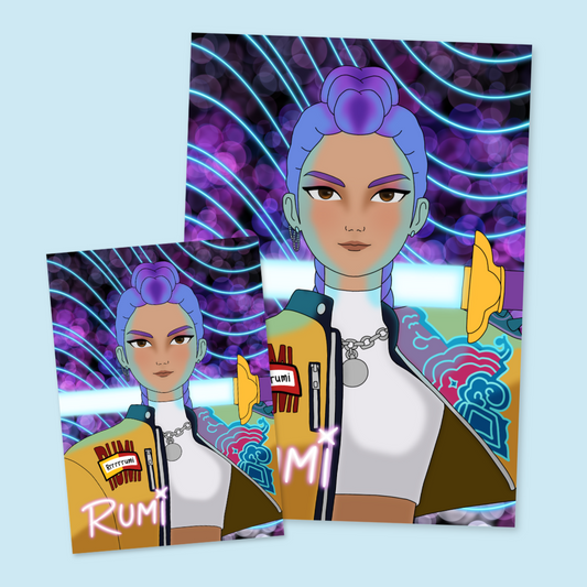 Rumi Huntrix Art Print