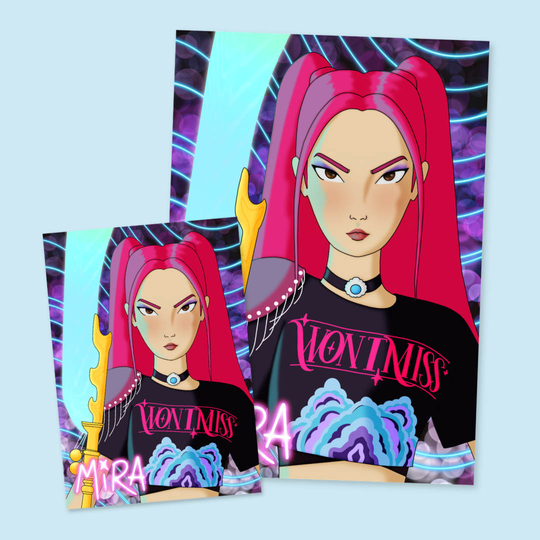 Mira Huntrix Art Print