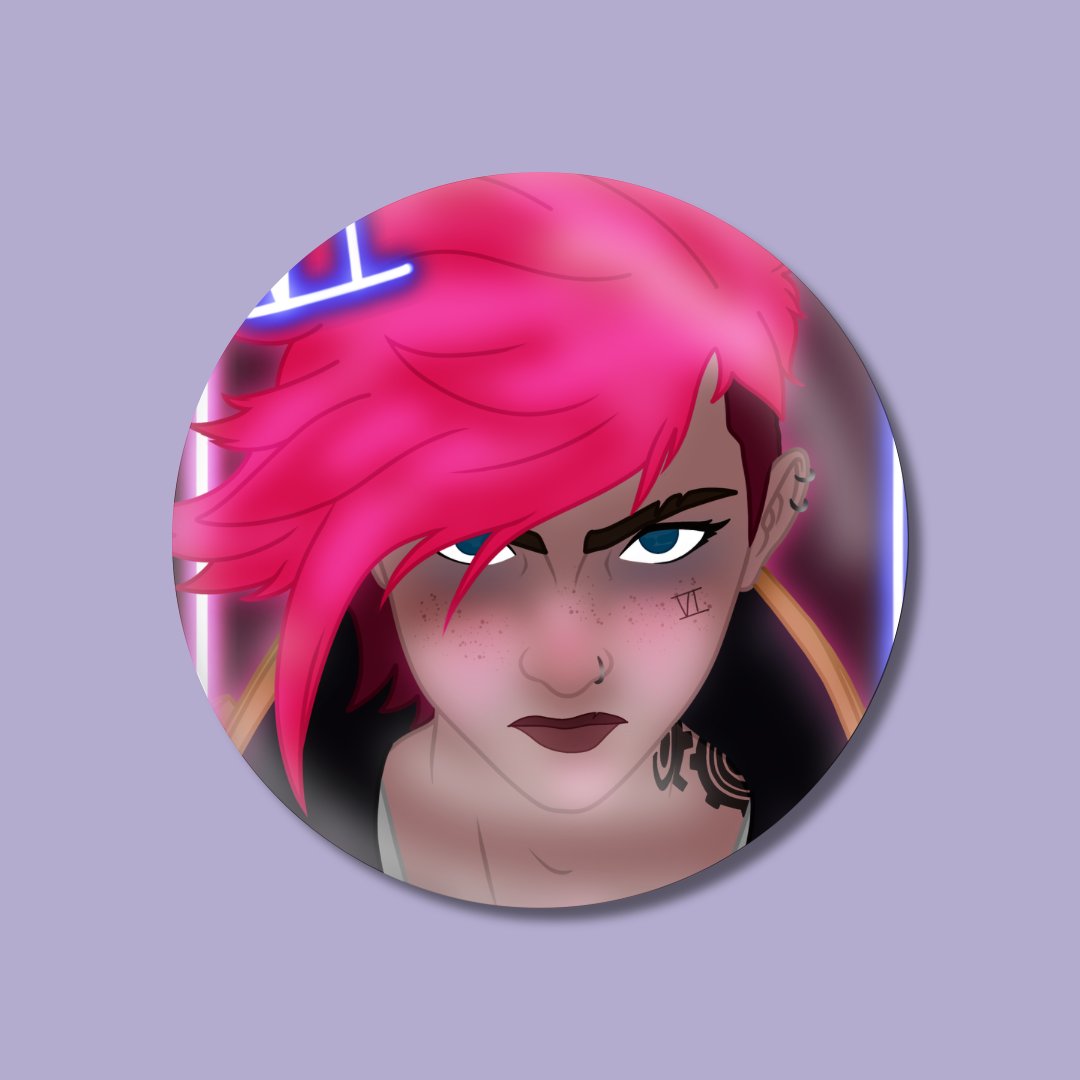 Arcane Vi Pin Badge