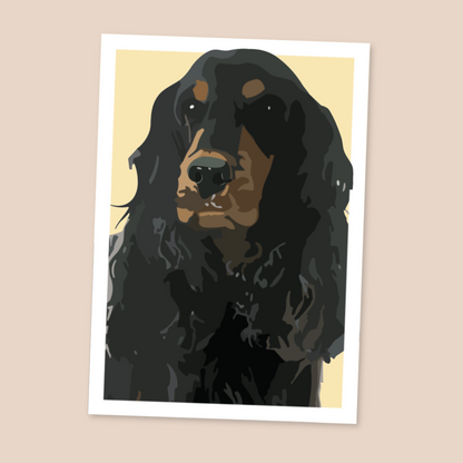 Cocker Spaniel Portrait Art Print