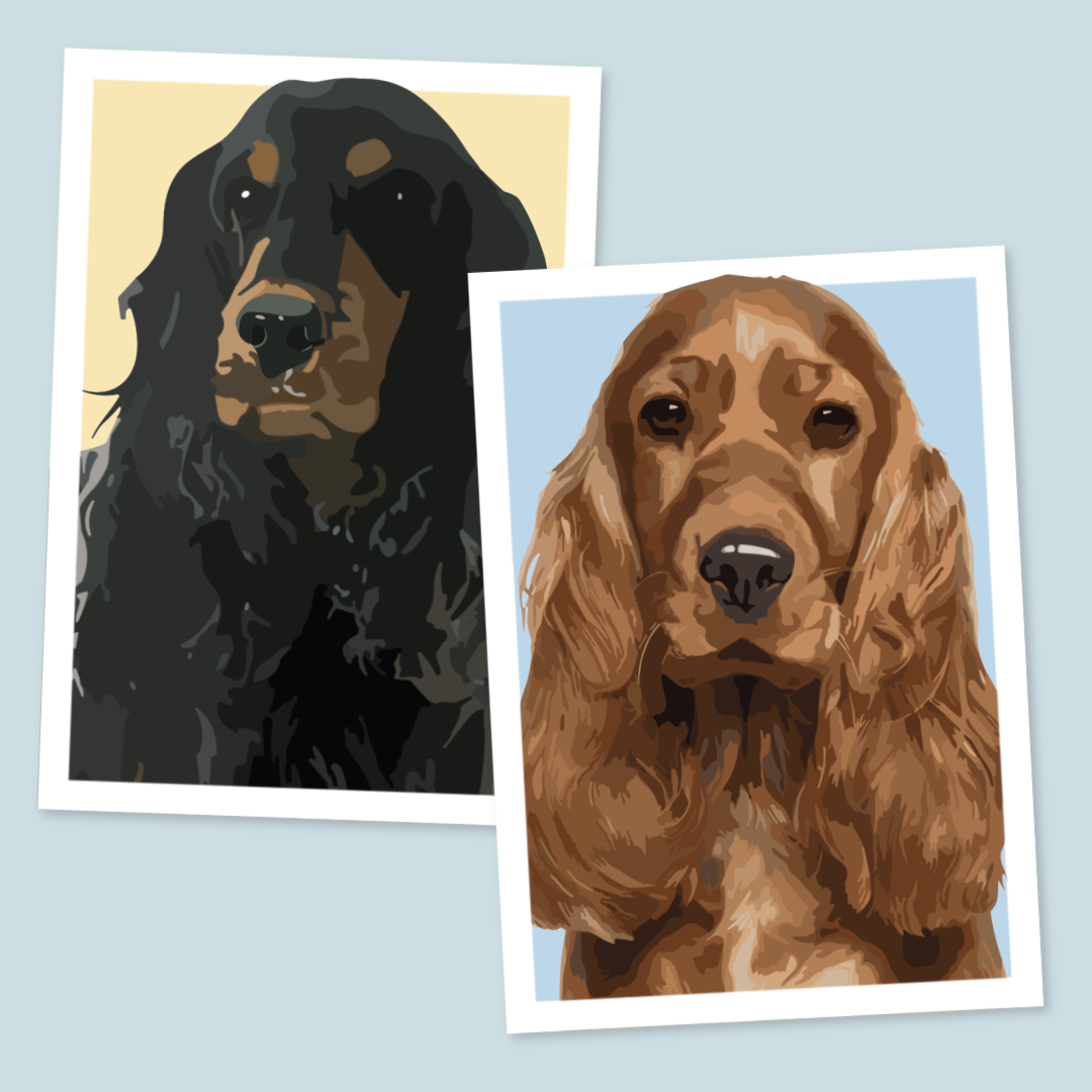 Cocker Spaniel Portrait Art Print
