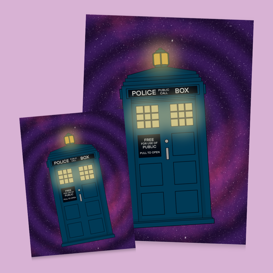 Tardis Art Print