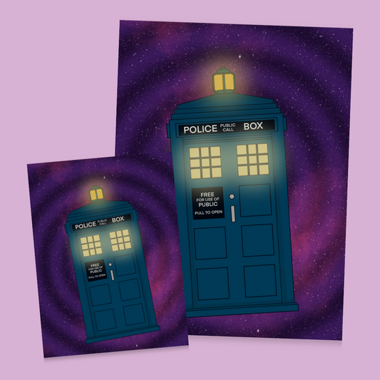 Tardis Art Print