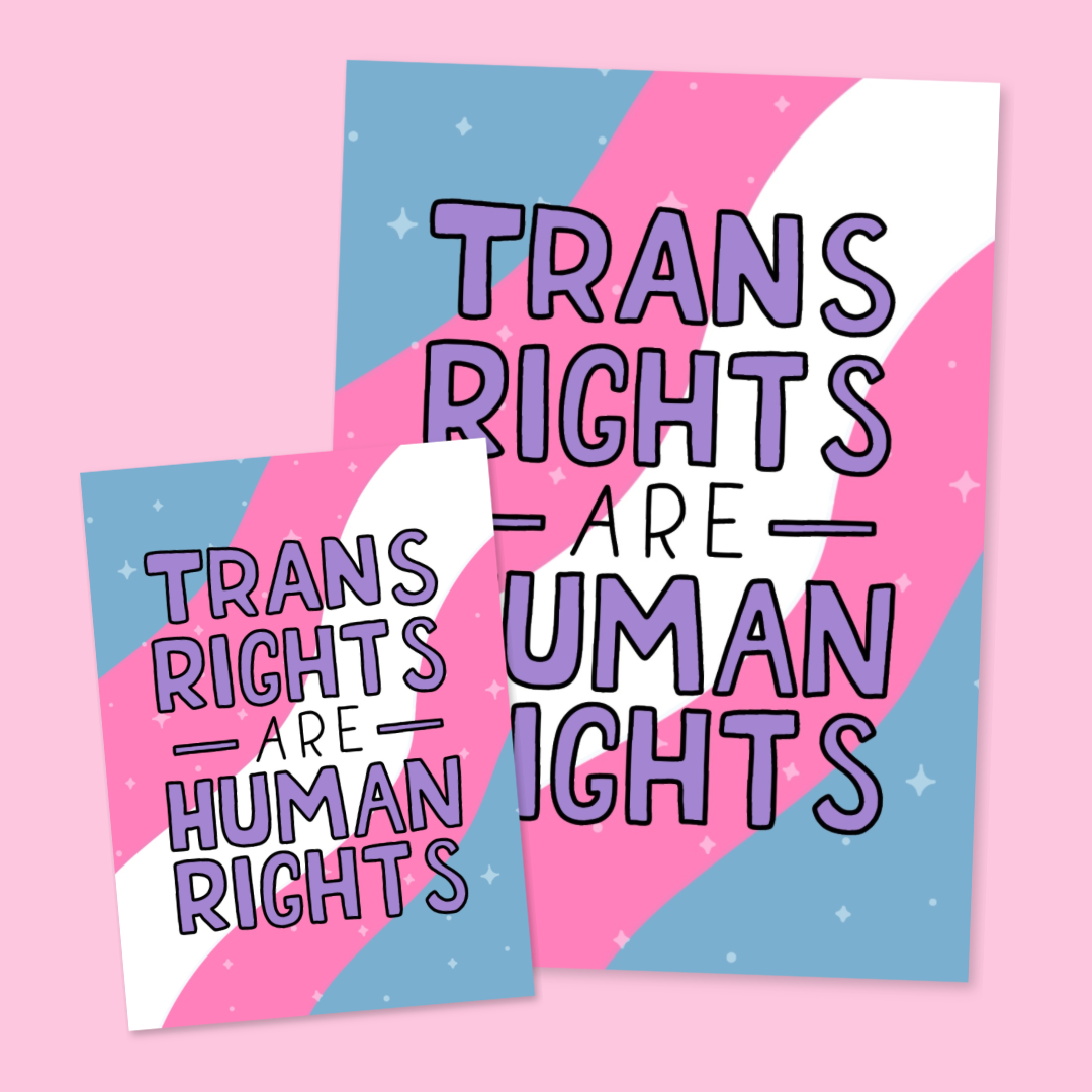 Trans Rights Art Print