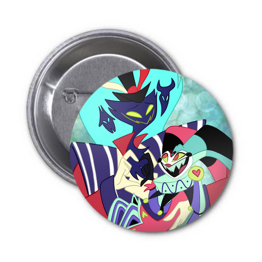 Fizz and Oz Button Badge