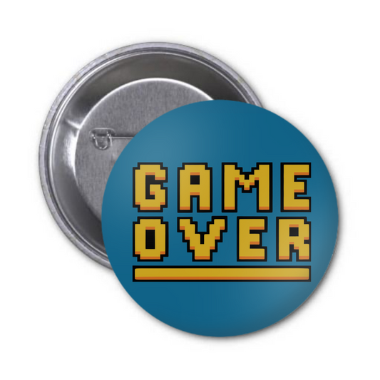 Game Over Button Badge