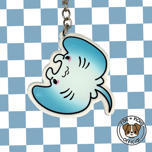 Manta Ray Keyring