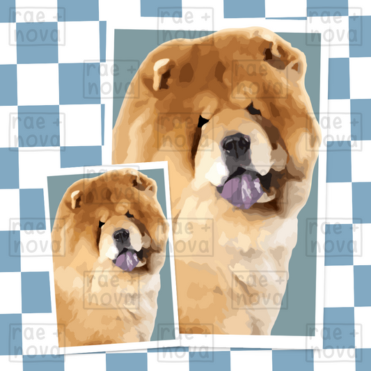 Chow Chow Portrait Art Print