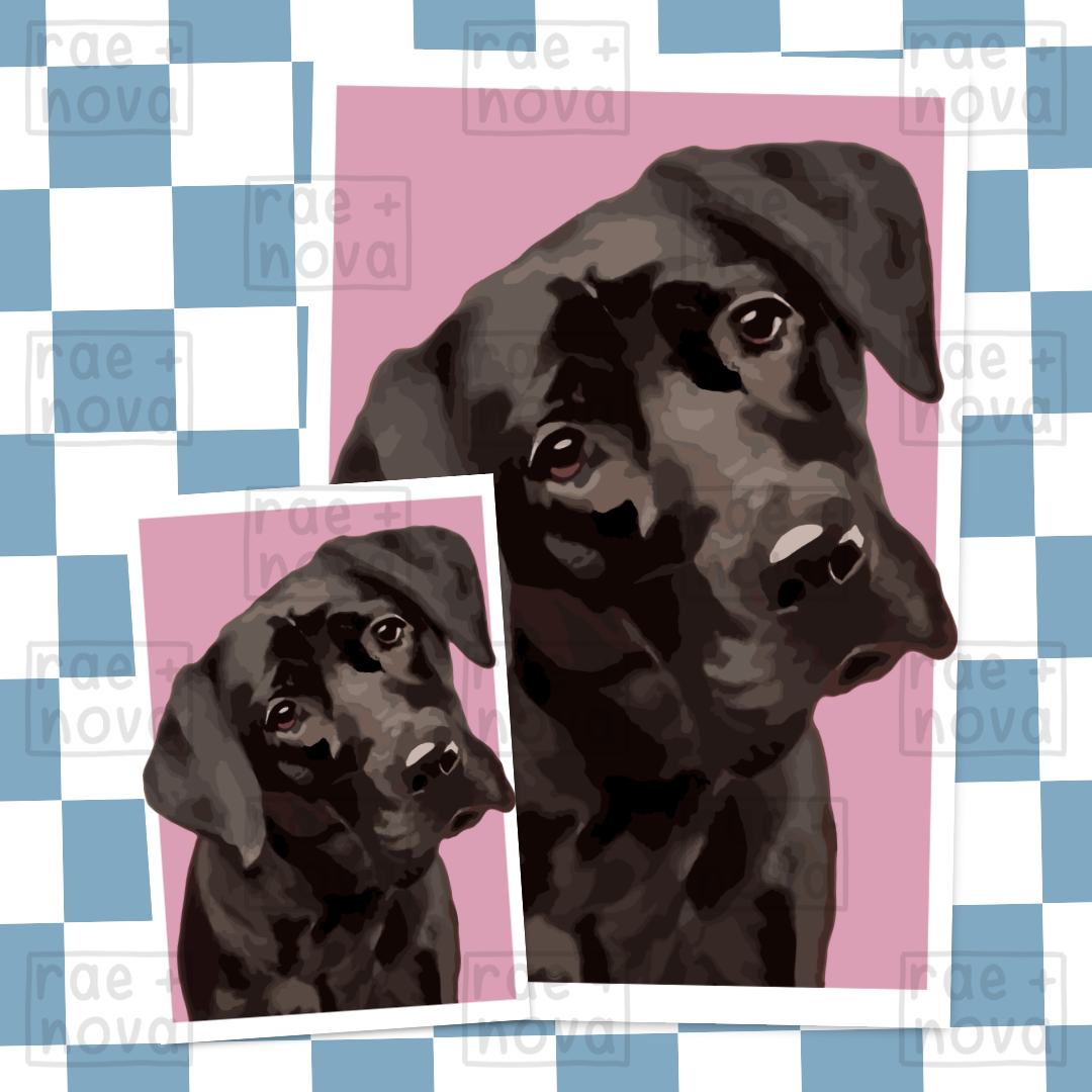 Labrador Portrait Art Print