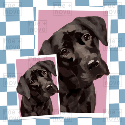 Labrador Portrait Art Print