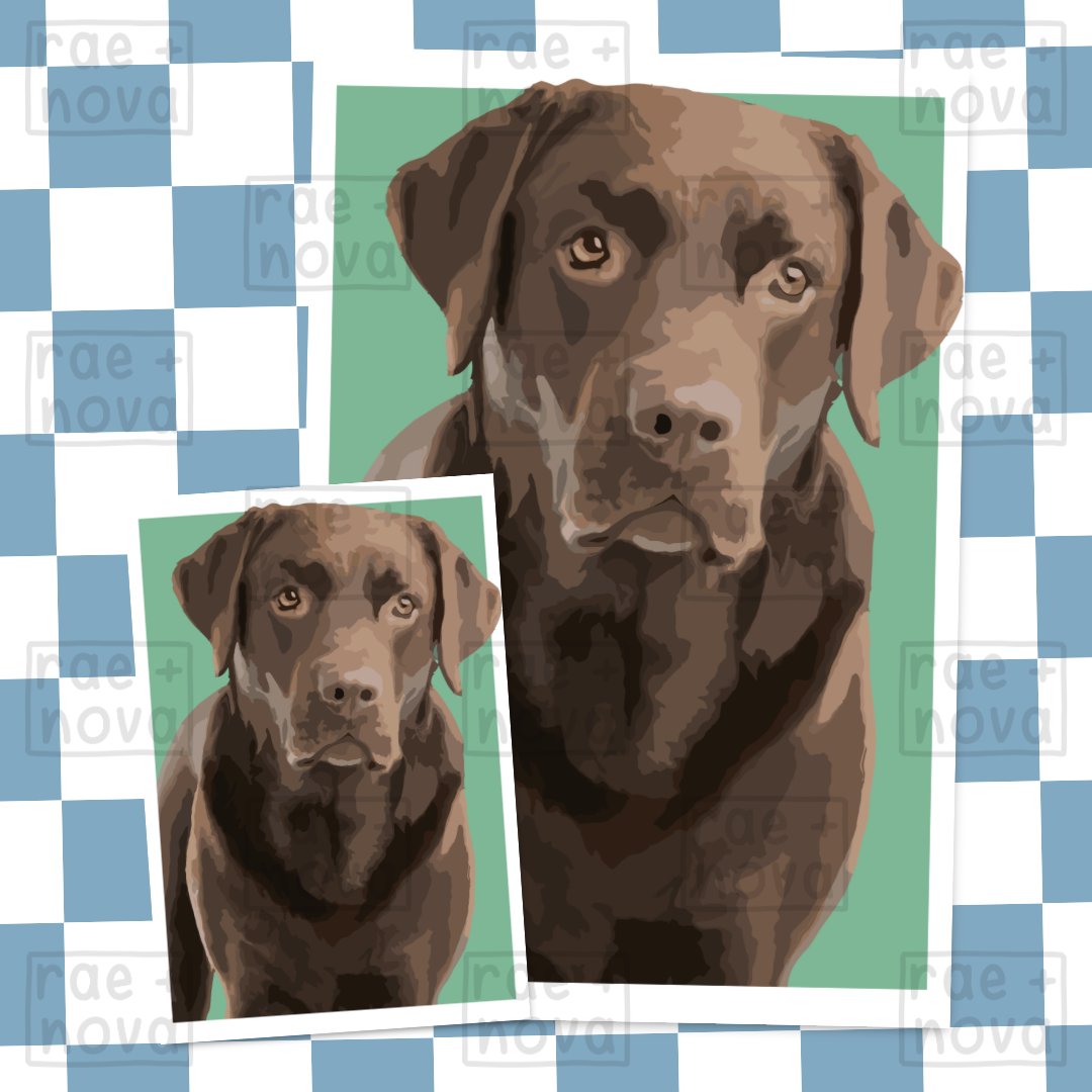 Labrador Portrait Art Print