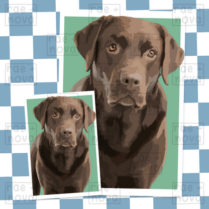 Labrador Portrait Art Print