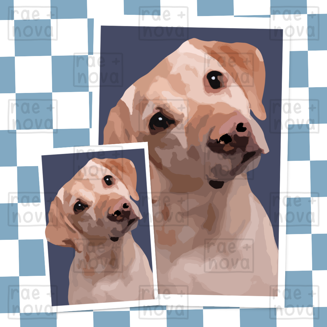 Labrador Portrait Art Print