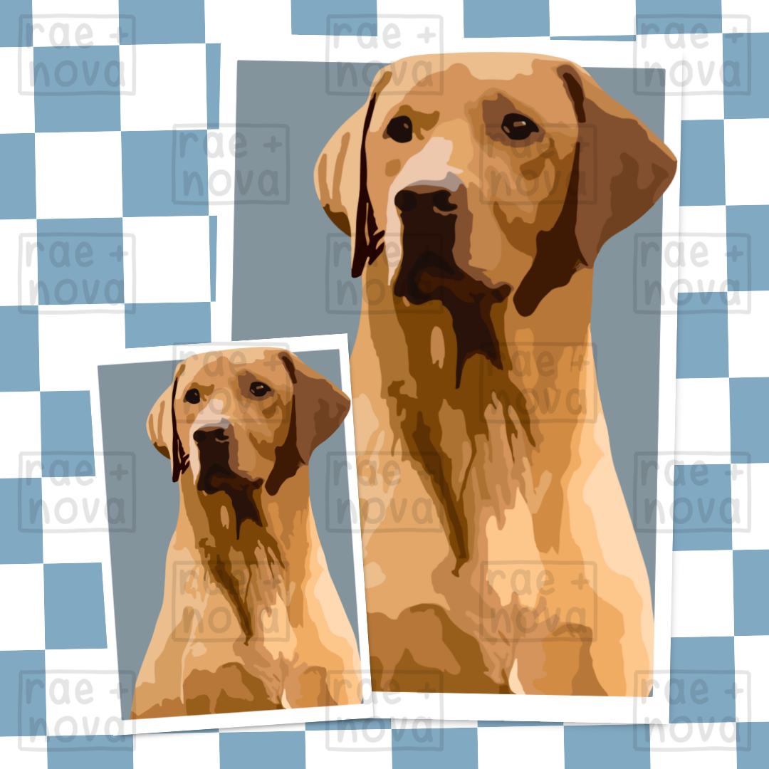 Labrador Portrait Art Print