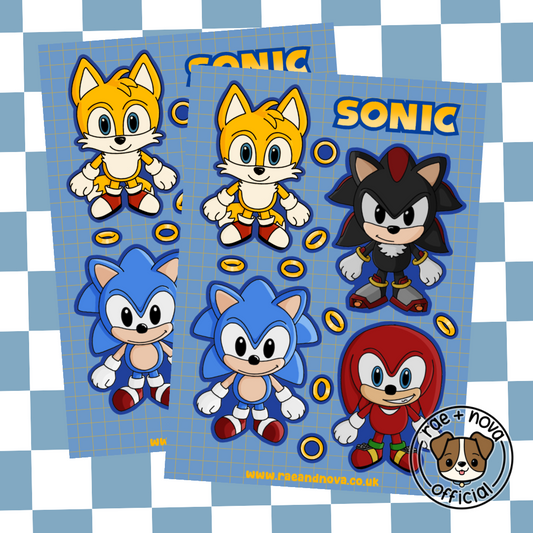 Sonic Sticker Sheet
