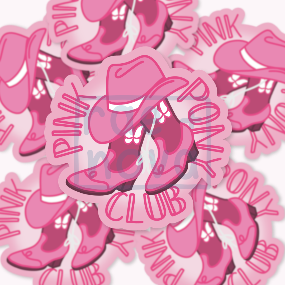 Pink Pony Club Sticker