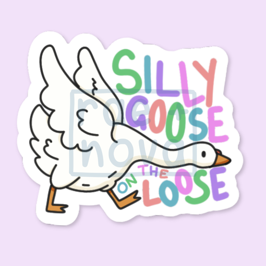 Silly Goose Sticker