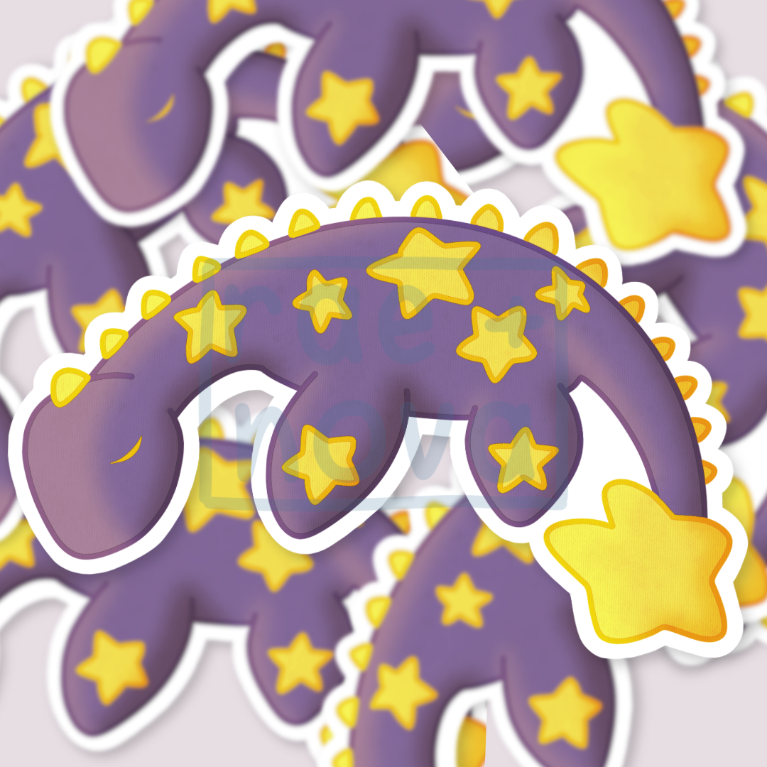 Sleepy Dragon Sticker